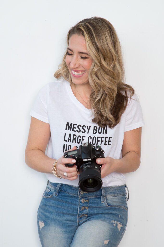 Woman with a camera