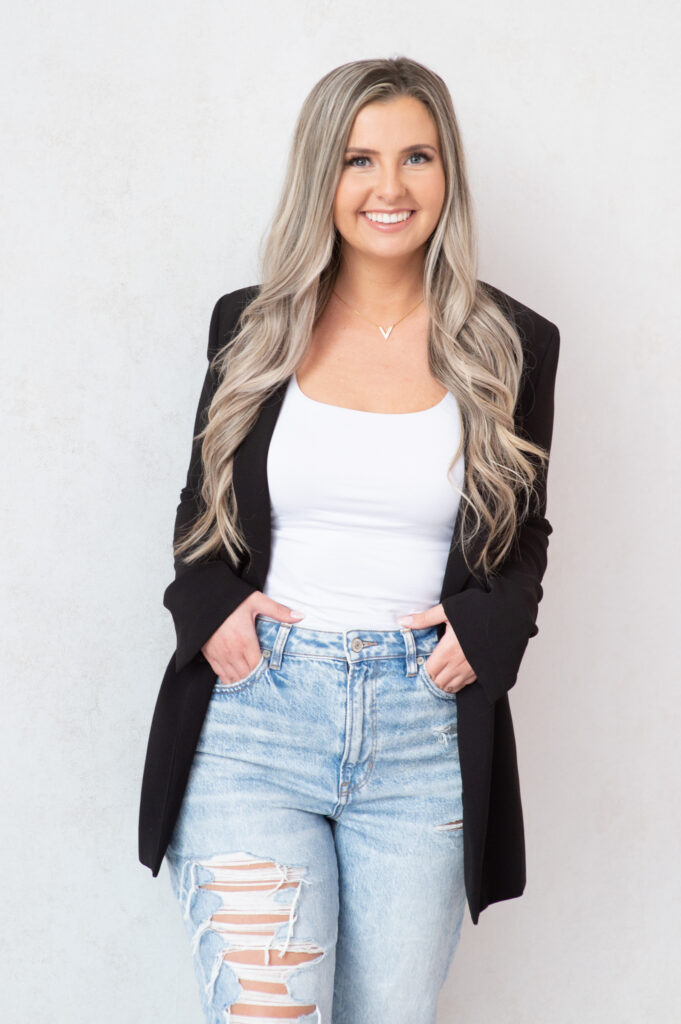 Woman with jeans